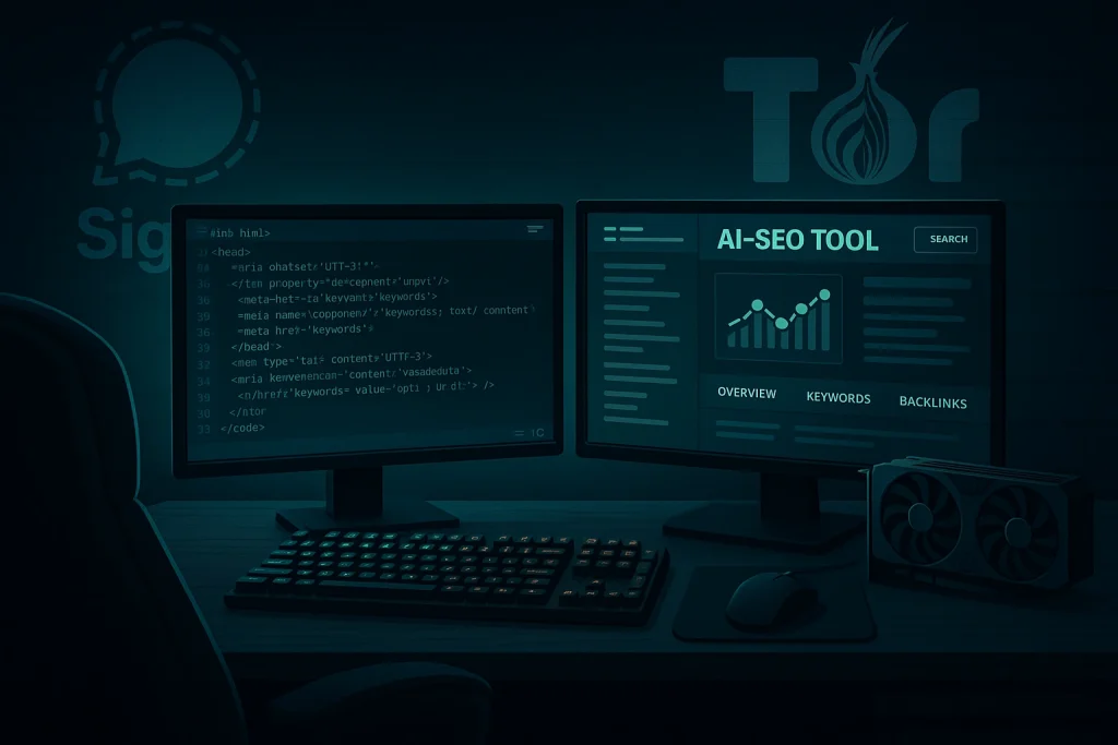Use apps like Tor and Signal for your burner identity